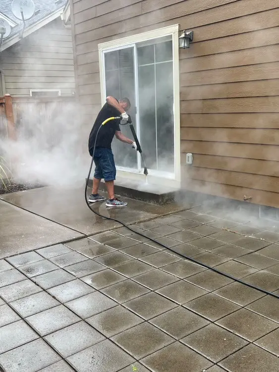 Pressure washing